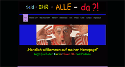 Desktop Screenshot of clown-oli.de